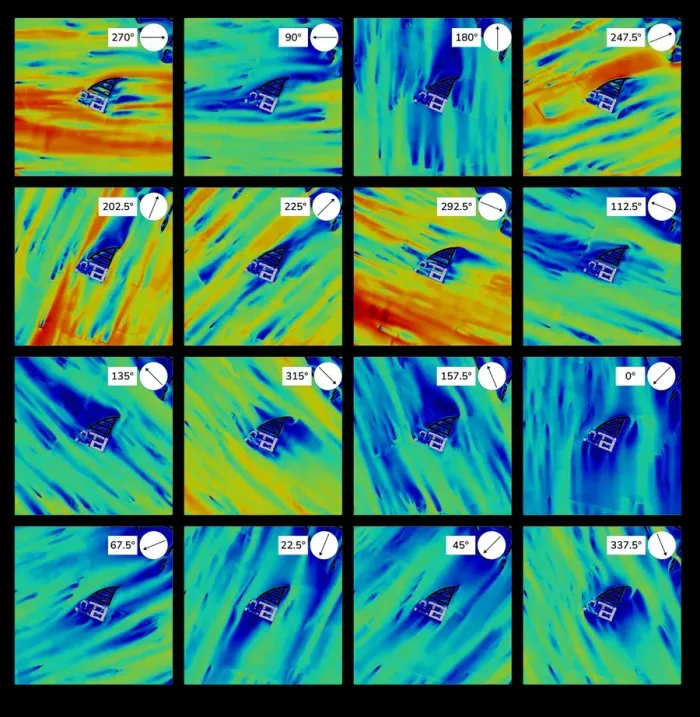 CFD results for all 16 wind directions